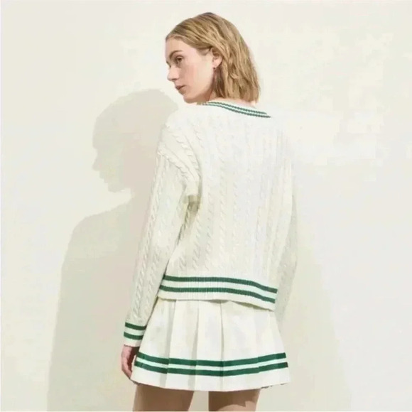 NWT NWT Target x Prince Pickleball Women's
Cable Knit Pullover - Cream X… - Picture 3 of 3
